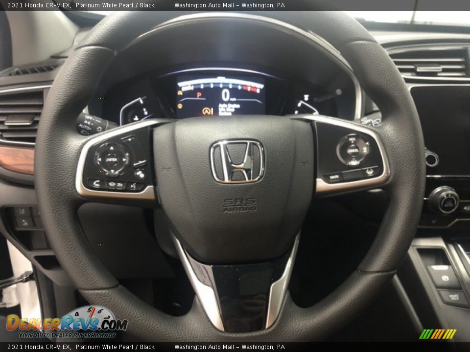 2021 Honda CR-V EX Platinum White Pearl / Black Photo #10