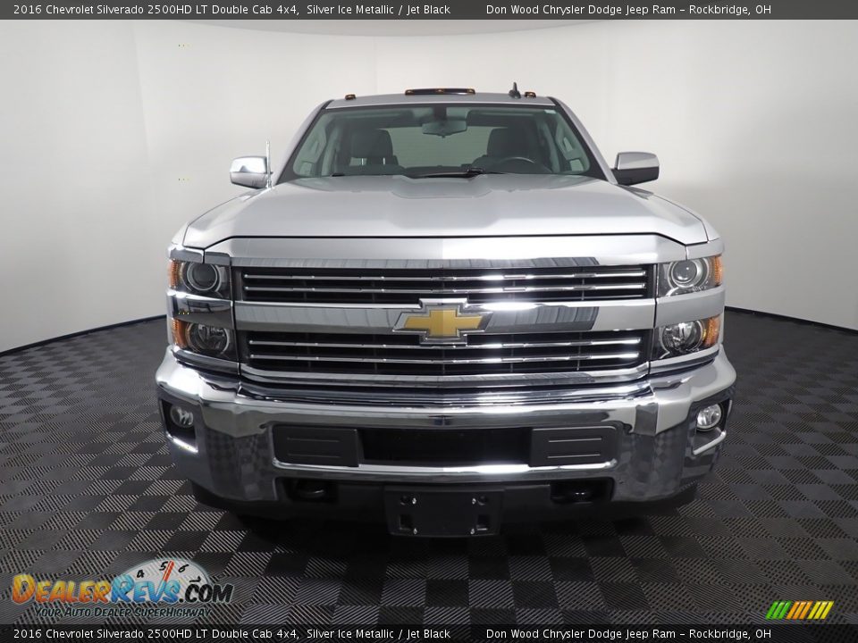 2016 Chevrolet Silverado 2500HD LT Double Cab 4x4 Silver Ice Metallic / Jet Black Photo #5