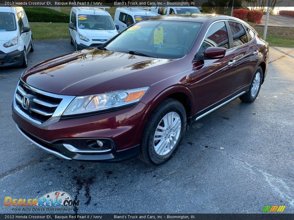 2013 Honda Crosstour EX Basque Red Pearl II / Ivory Photo #2