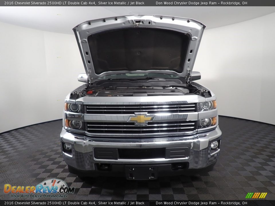 2016 Chevrolet Silverado 2500HD LT Double Cab 4x4 Silver Ice Metallic / Jet Black Photo #6