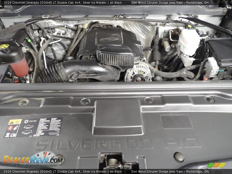 2016 Chevrolet Silverado 2500HD LT Double Cab 4x4 6.0 Liter OHV 16-Valve VVT Vortec V8 Engine Photo #7