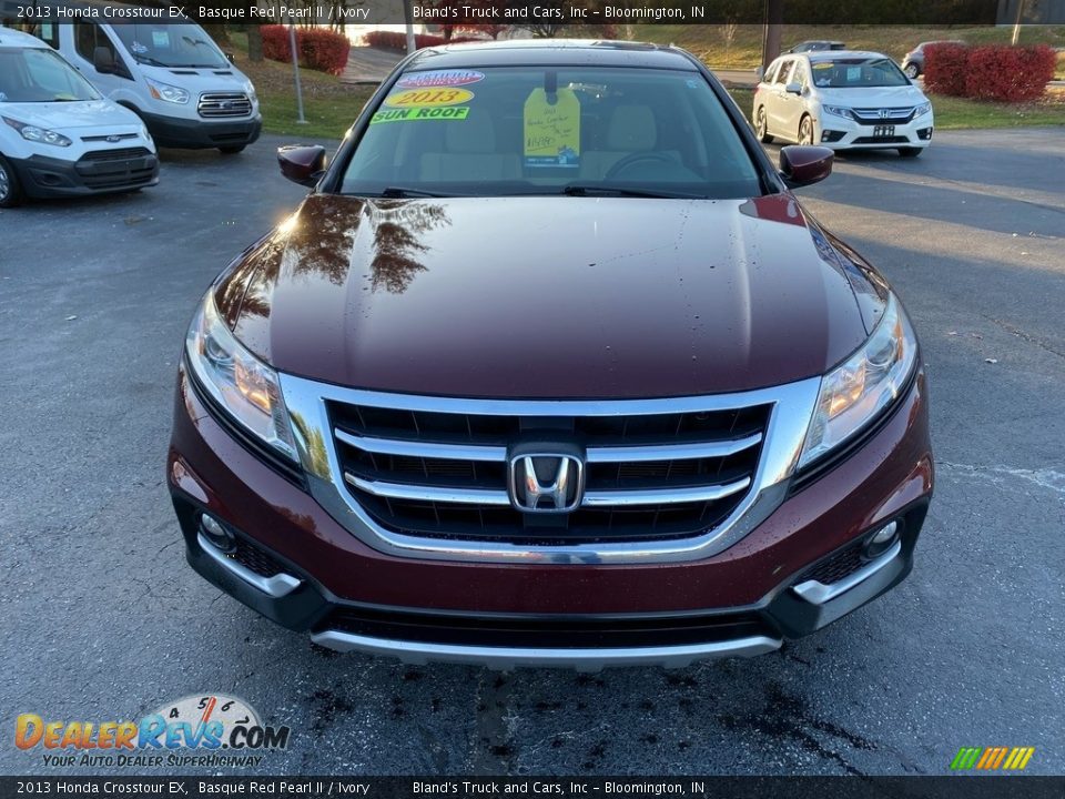 2013 Honda Crosstour EX Basque Red Pearl II / Ivory Photo #3