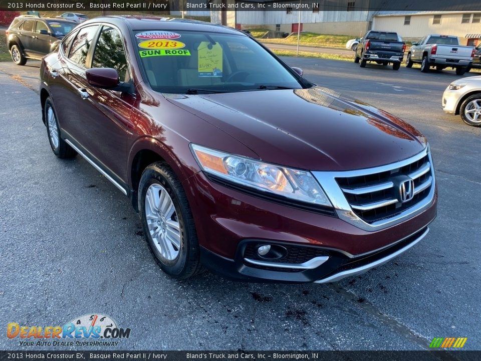 2013 Honda Crosstour EX Basque Red Pearl II / Ivory Photo #4