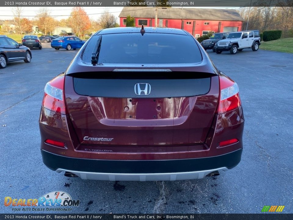 2013 Honda Crosstour EX Basque Red Pearl II / Ivory Photo #7