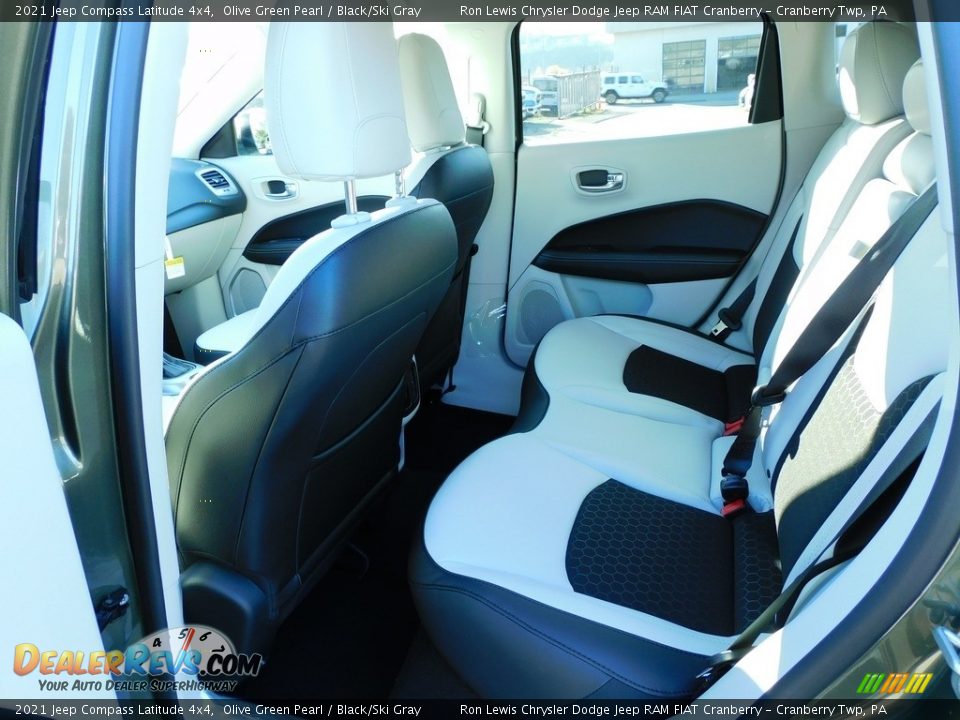 Rear Seat of 2021 Jeep Compass Latitude 4x4 Photo #12