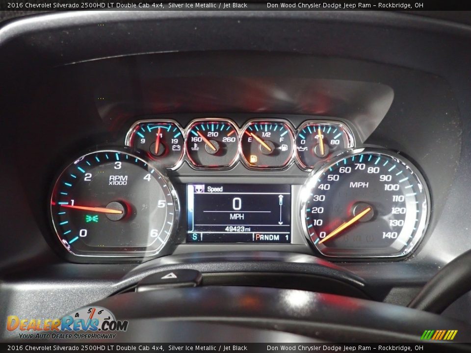 2016 Chevrolet Silverado 2500HD LT Double Cab 4x4 Gauges Photo #32