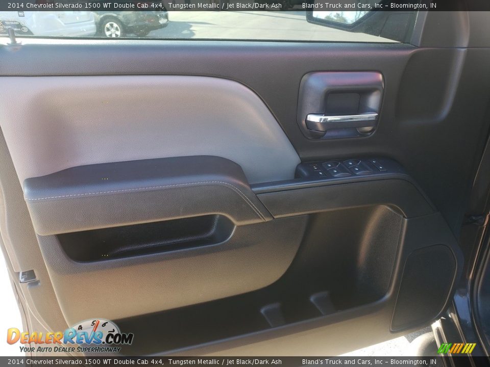 2014 Chevrolet Silverado 1500 WT Double Cab 4x4 Tungsten Metallic / Jet Black/Dark Ash Photo #4