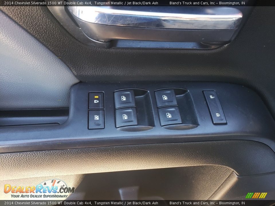2014 Chevrolet Silverado 1500 WT Double Cab 4x4 Tungsten Metallic / Jet Black/Dark Ash Photo #5