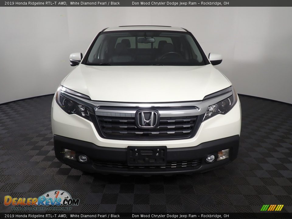 2019 Honda Ridgeline RTL-T AWD White Diamond Pearl / Black Photo #6