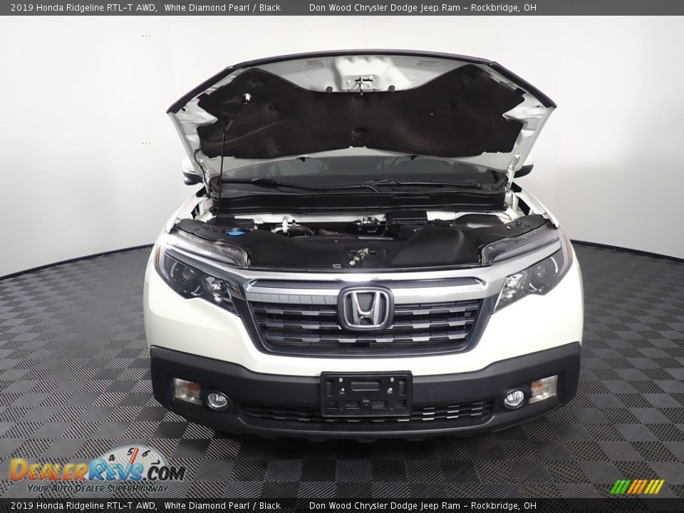 2019 Honda Ridgeline RTL-T AWD White Diamond Pearl / Black Photo #7