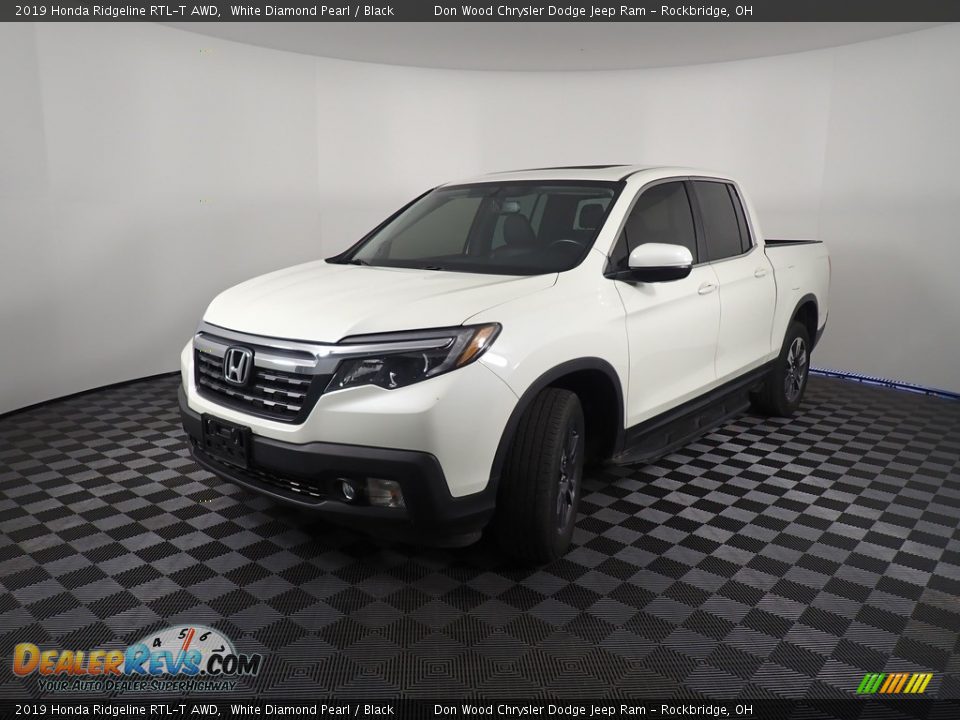 2019 Honda Ridgeline RTL-T AWD White Diamond Pearl / Black Photo #9