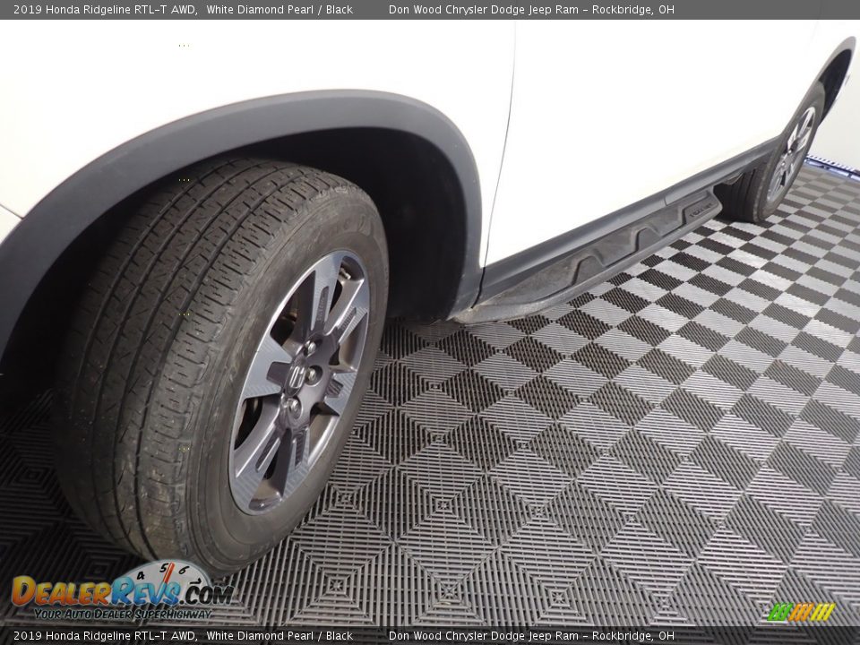 2019 Honda Ridgeline RTL-T AWD White Diamond Pearl / Black Photo #10
