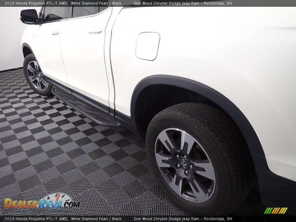 2019 Honda Ridgeline RTL-T AWD White Diamond Pearl / Black Photo #11
