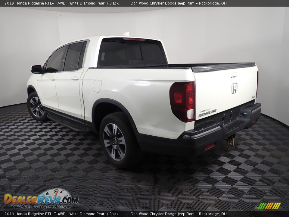 2019 Honda Ridgeline RTL-T AWD White Diamond Pearl / Black Photo #12