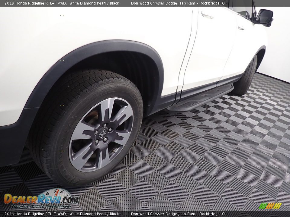 2019 Honda Ridgeline RTL-T AWD White Diamond Pearl / Black Photo #18