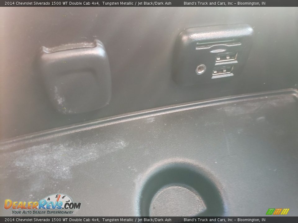 2014 Chevrolet Silverado 1500 WT Double Cab 4x4 Tungsten Metallic / Jet Black/Dark Ash Photo #20