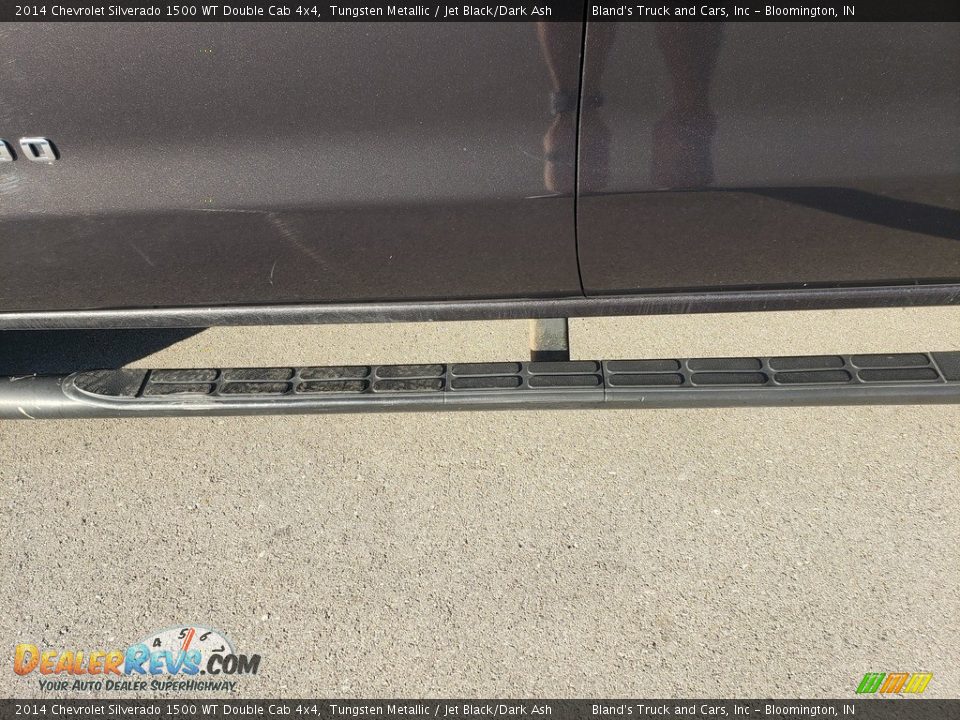 2014 Chevrolet Silverado 1500 WT Double Cab 4x4 Tungsten Metallic / Jet Black/Dark Ash Photo #21