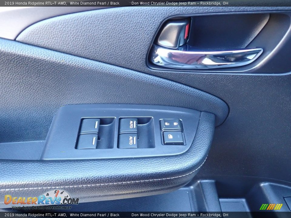 2019 Honda Ridgeline RTL-T AWD White Diamond Pearl / Black Photo #20