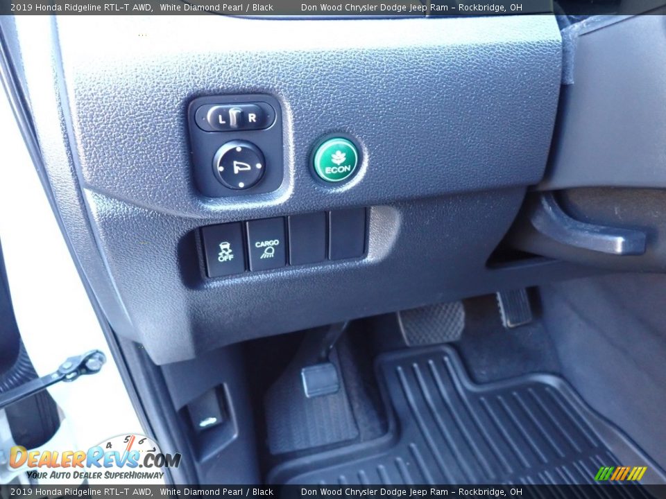 2019 Honda Ridgeline RTL-T AWD White Diamond Pearl / Black Photo #21