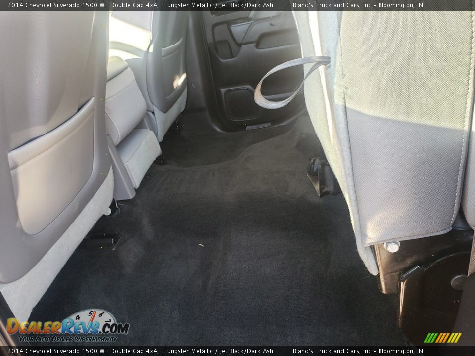 2014 Chevrolet Silverado 1500 WT Double Cab 4x4 Tungsten Metallic / Jet Black/Dark Ash Photo #24