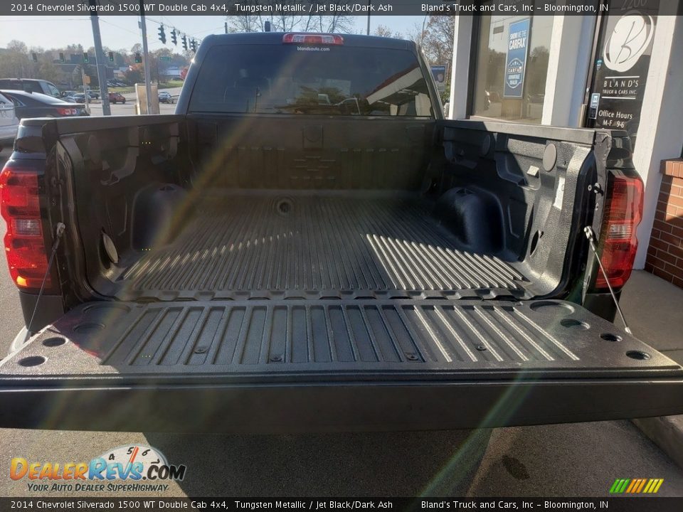 2014 Chevrolet Silverado 1500 WT Double Cab 4x4 Tungsten Metallic / Jet Black/Dark Ash Photo #27