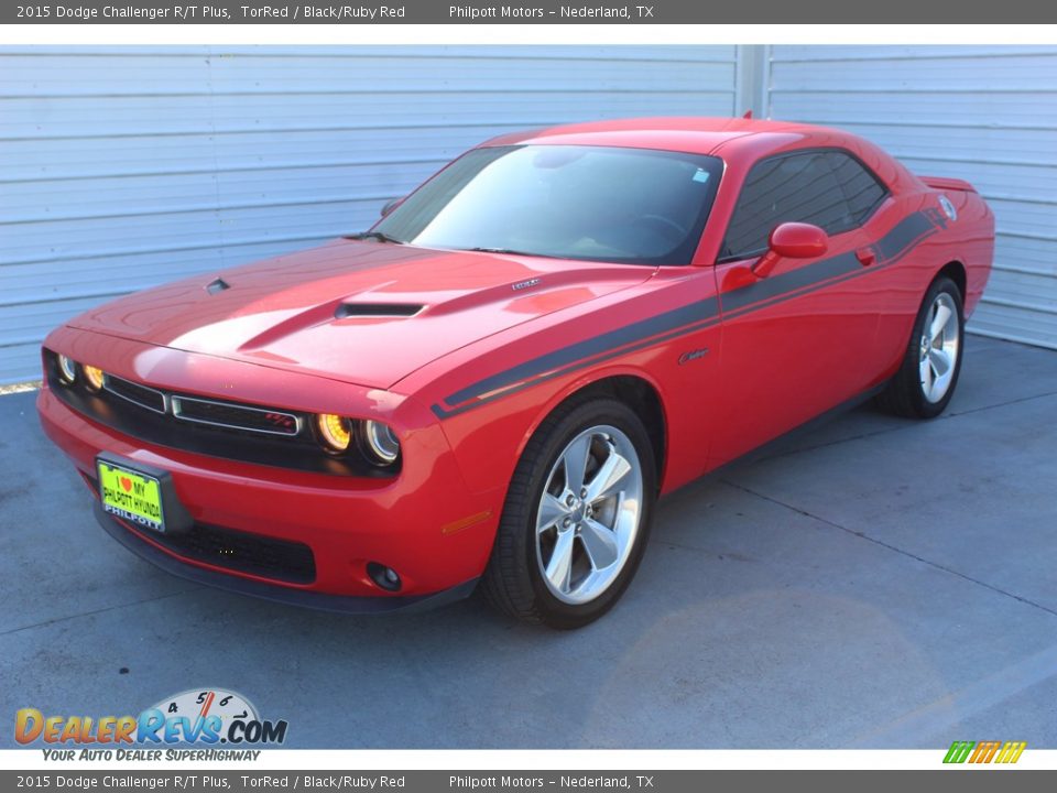 2015 Dodge Challenger R/T Plus TorRed / Black/Ruby Red Photo #3