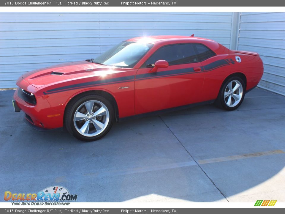 2015 Dodge Challenger R/T Plus TorRed / Black/Ruby Red Photo #5