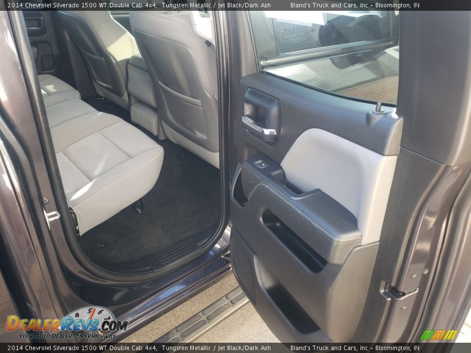 2014 Chevrolet Silverado 1500 WT Double Cab 4x4 Tungsten Metallic / Jet Black/Dark Ash Photo #30