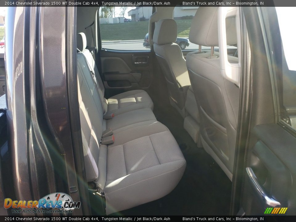 2014 Chevrolet Silverado 1500 WT Double Cab 4x4 Tungsten Metallic / Jet Black/Dark Ash Photo #31