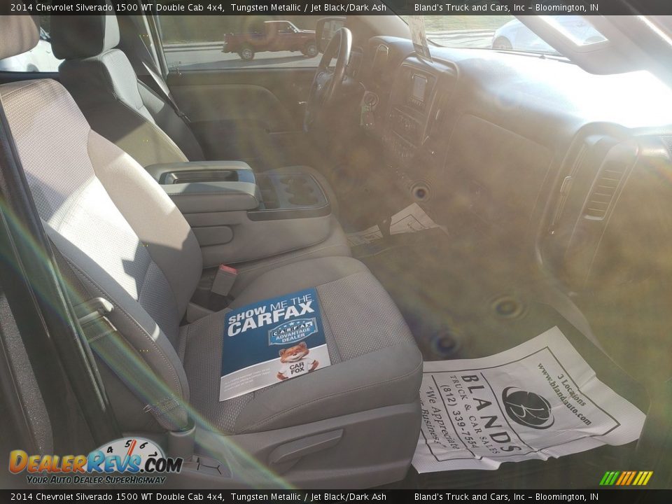 2014 Chevrolet Silverado 1500 WT Double Cab 4x4 Tungsten Metallic / Jet Black/Dark Ash Photo #33