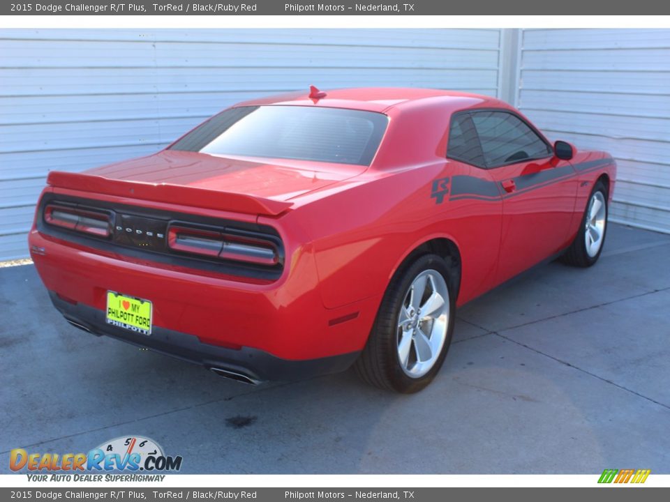 2015 Dodge Challenger R/T Plus TorRed / Black/Ruby Red Photo #8