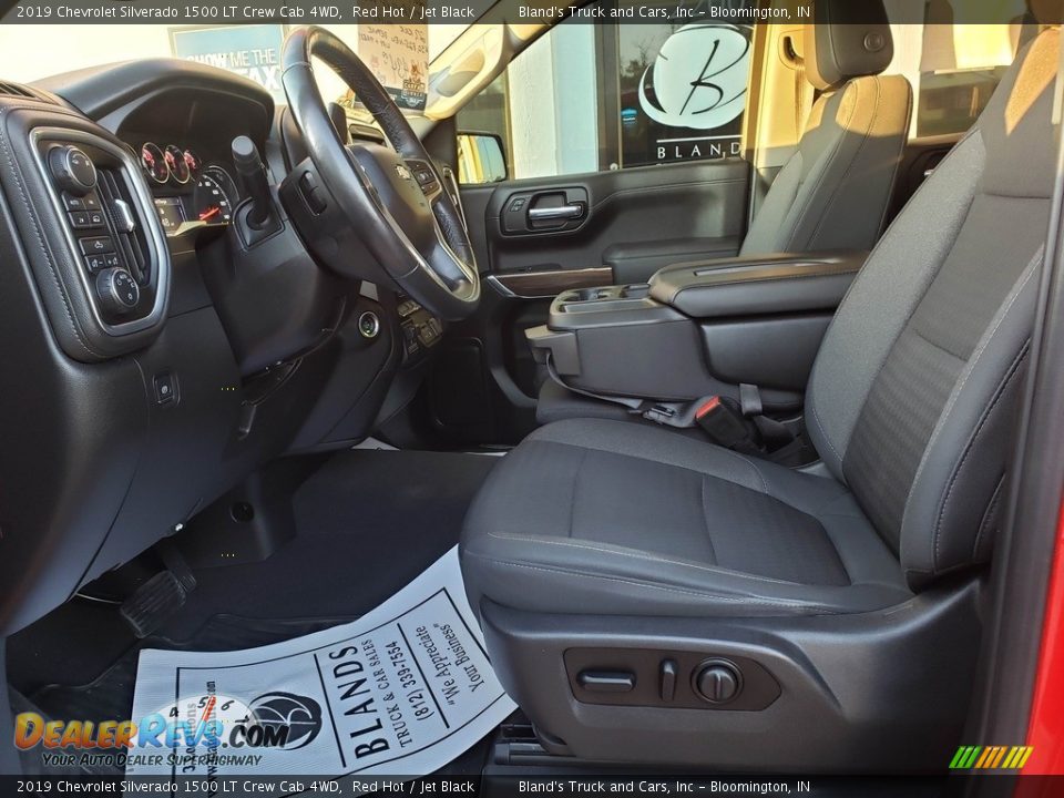 2019 Chevrolet Silverado 1500 LT Crew Cab 4WD Red Hot / Jet Black Photo #5