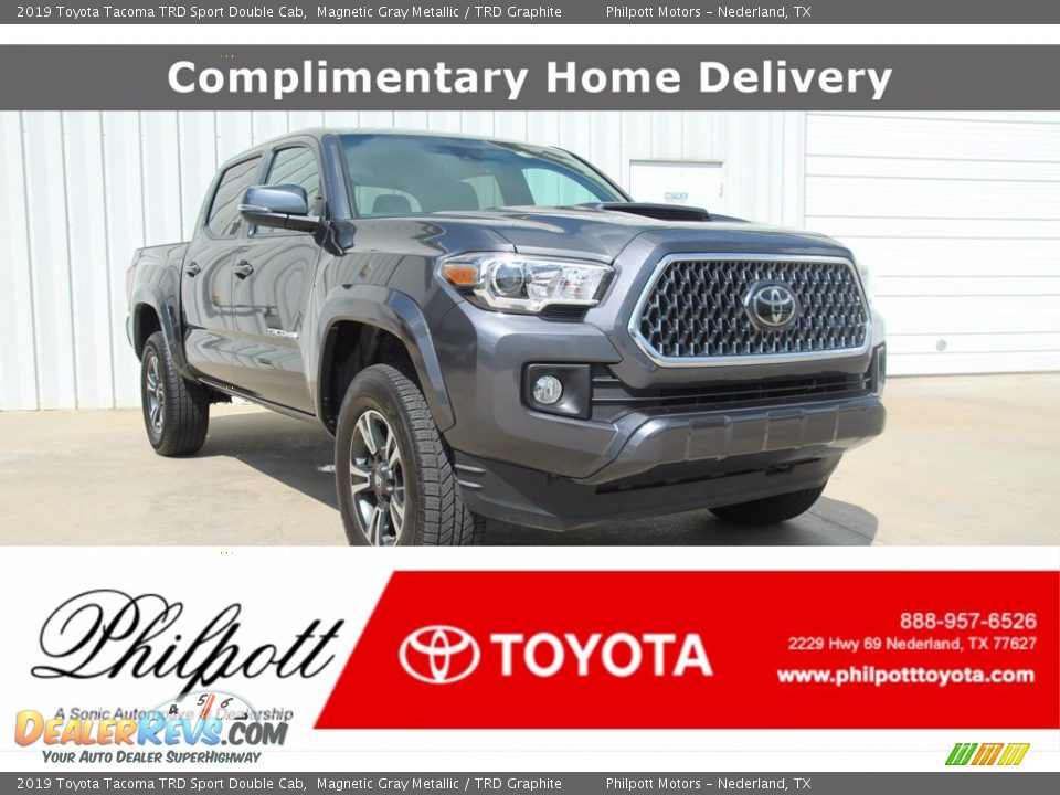 2019 Toyota Tacoma TRD Sport Double Cab Magnetic Gray Metallic / TRD Graphite Photo #1