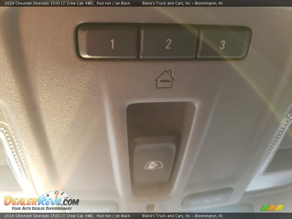 2019 Chevrolet Silverado 1500 LT Crew Cab 4WD Red Hot / Jet Black Photo #29