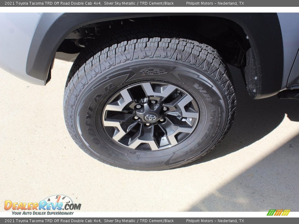 2021 Toyota Tacoma TRD Off Road Double Cab 4x4 Silver Sky Metallic / TRD Cement/Black Photo #5
