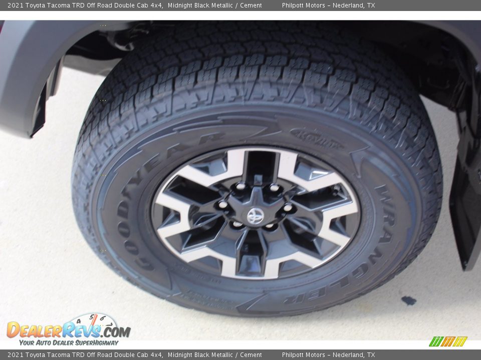 2021 Toyota Tacoma TRD Off Road Double Cab 4x4 Midnight Black Metallic / Cement Photo #5