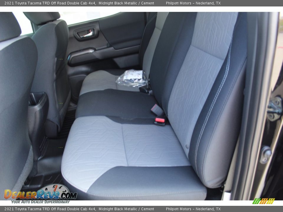 2021 Toyota Tacoma TRD Off Road Double Cab 4x4 Midnight Black Metallic / Cement Photo #18