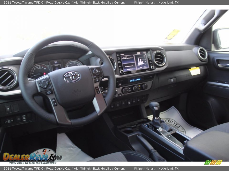 2021 Toyota Tacoma TRD Off Road Double Cab 4x4 Midnight Black Metallic / Cement Photo #19