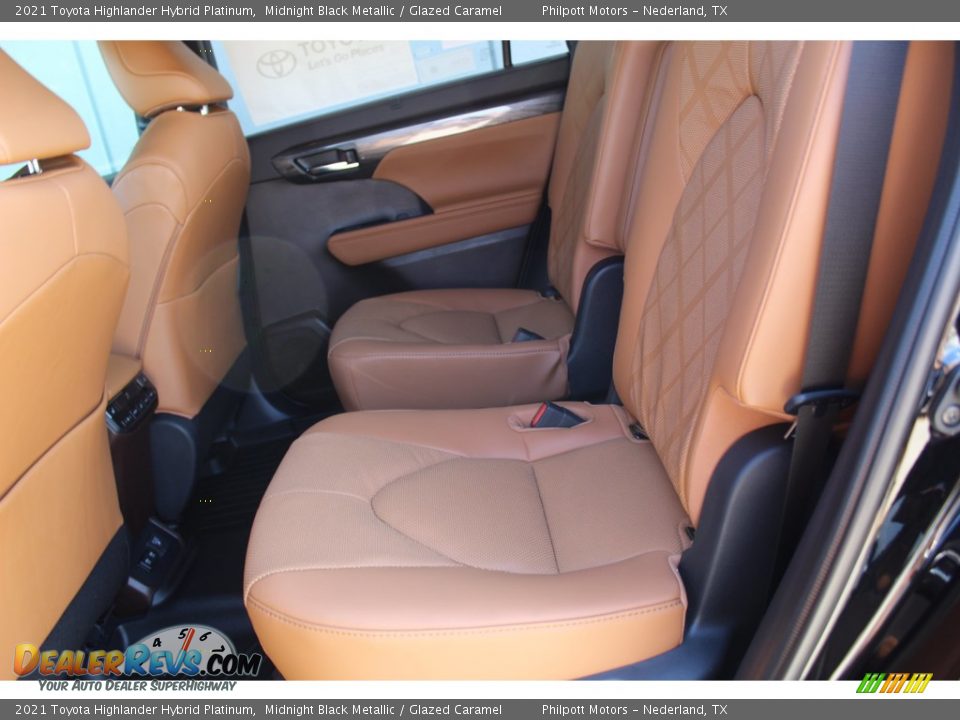 Rear Seat of 2021 Toyota Highlander Hybrid Platinum Photo #20