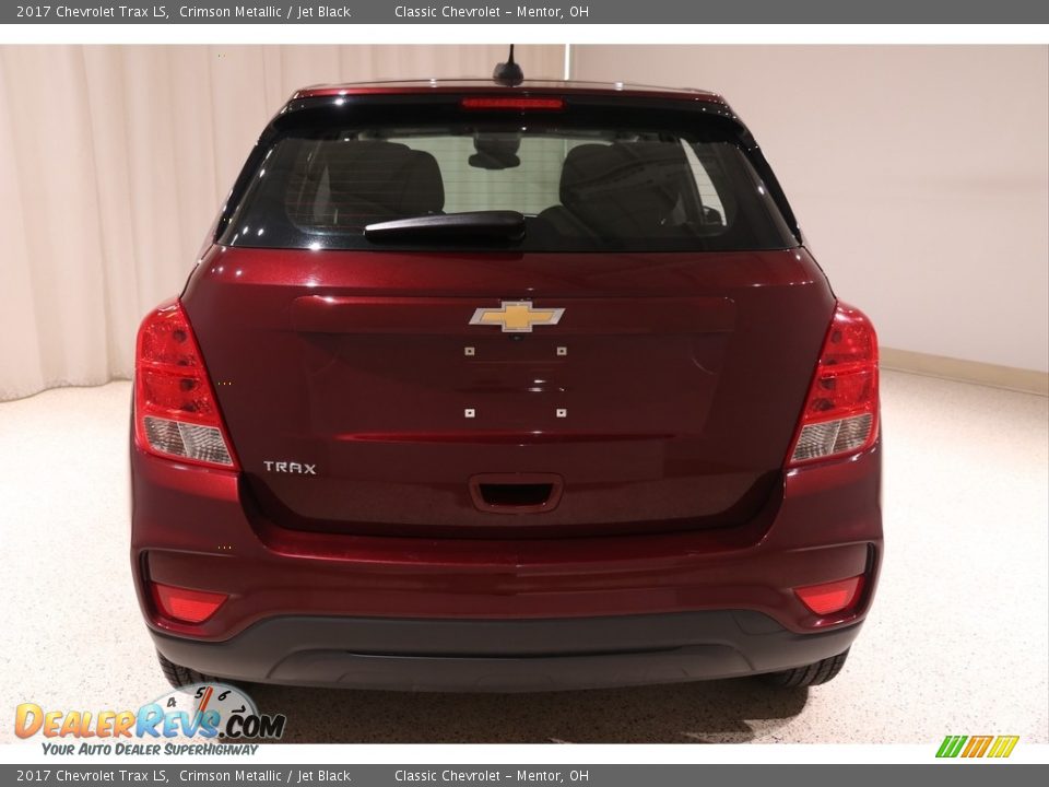 2017 Chevrolet Trax LS Crimson Metallic / Jet Black Photo #17