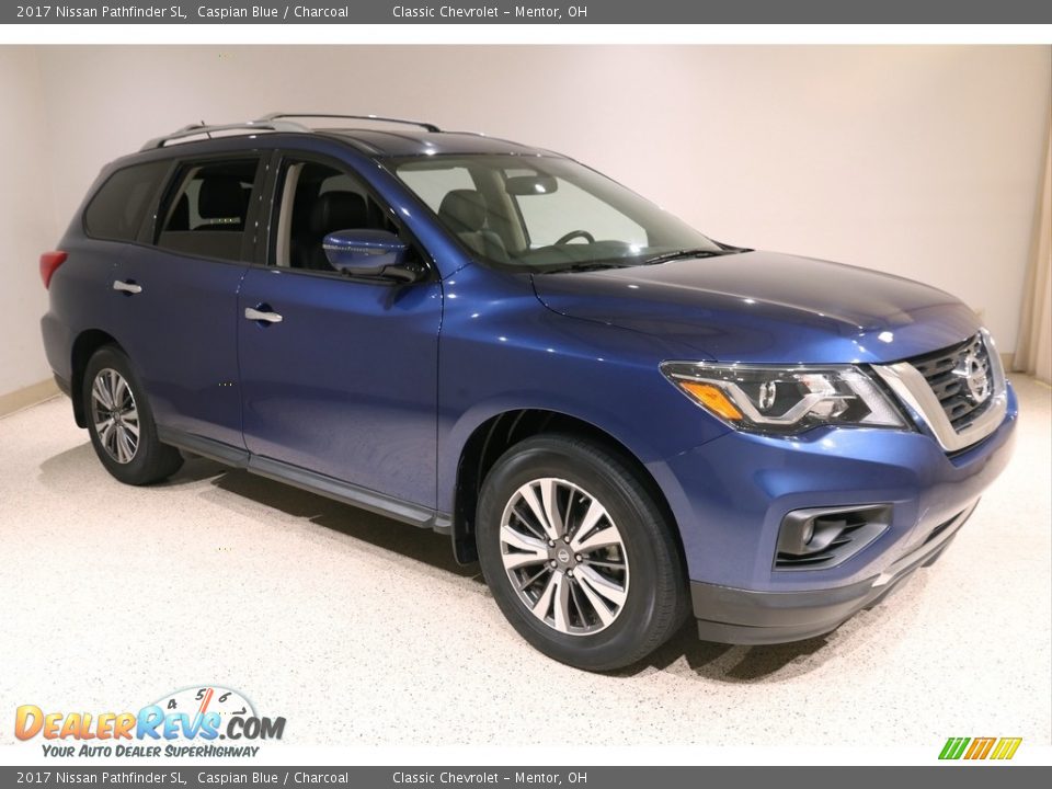 2017 Nissan Pathfinder SL Caspian Blue / Charcoal Photo #1