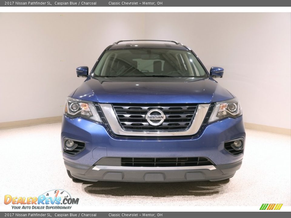 2017 Nissan Pathfinder SL Caspian Blue / Charcoal Photo #2