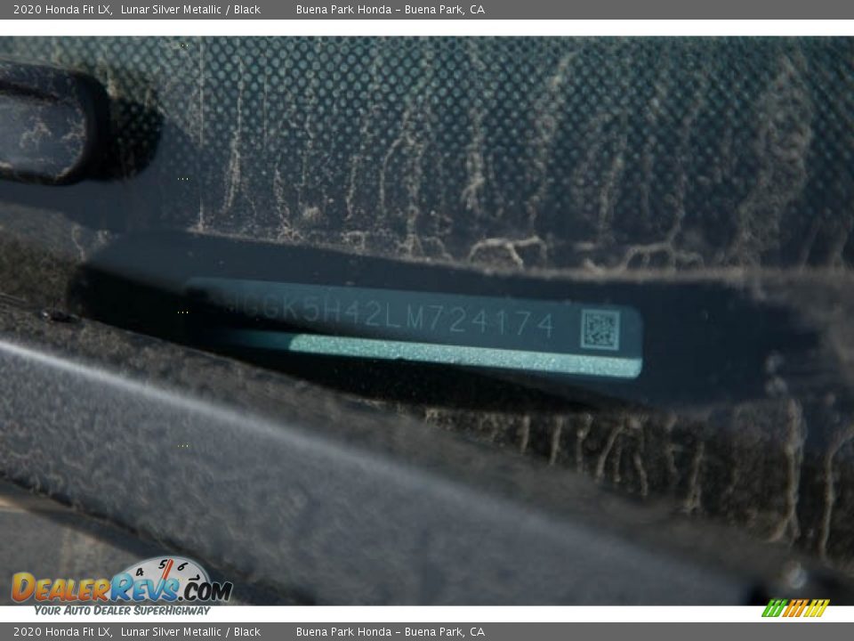 2020 Honda Fit LX Lunar Silver Metallic / Black Photo #29