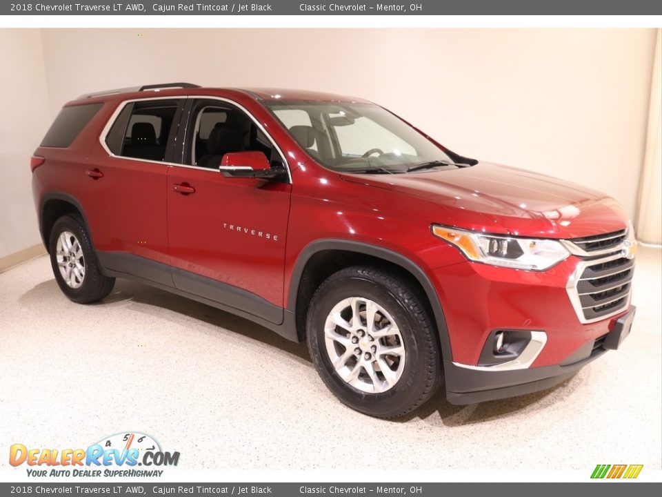 2018 Chevrolet Traverse LT AWD Cajun Red Tintcoat / Jet Black Photo #1