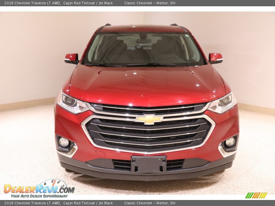 2018 Chevrolet Traverse LT AWD Cajun Red Tintcoat / Jet Black Photo #2