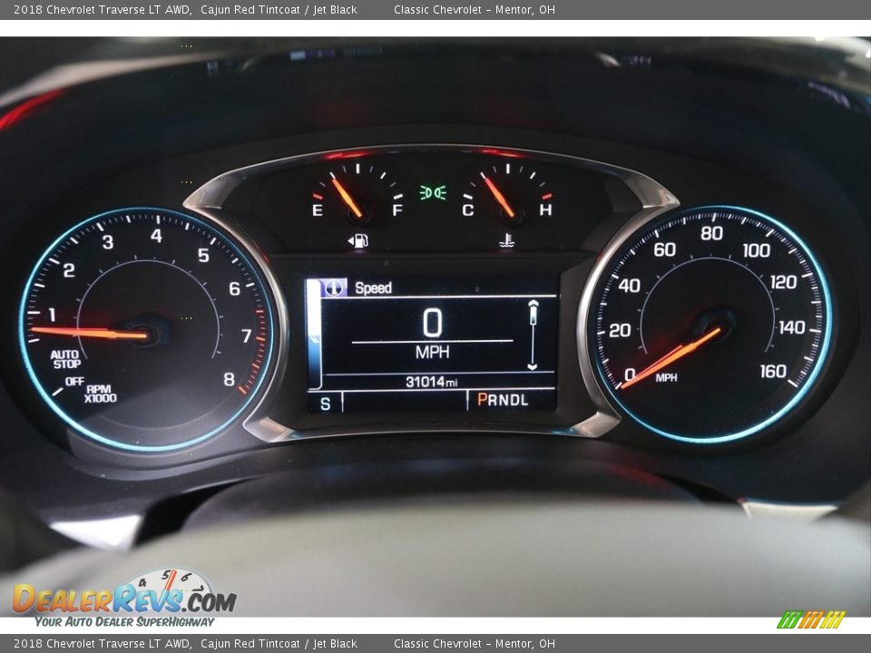 2018 Chevrolet Traverse LT AWD Cajun Red Tintcoat / Jet Black Photo #8