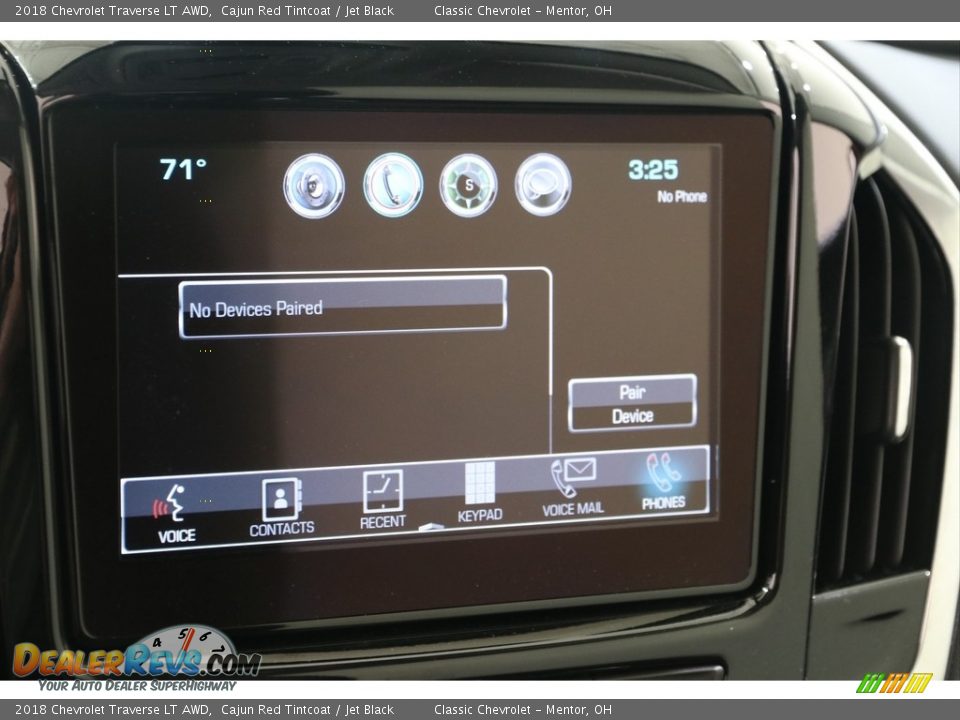 2018 Chevrolet Traverse LT AWD Cajun Red Tintcoat / Jet Black Photo #11
