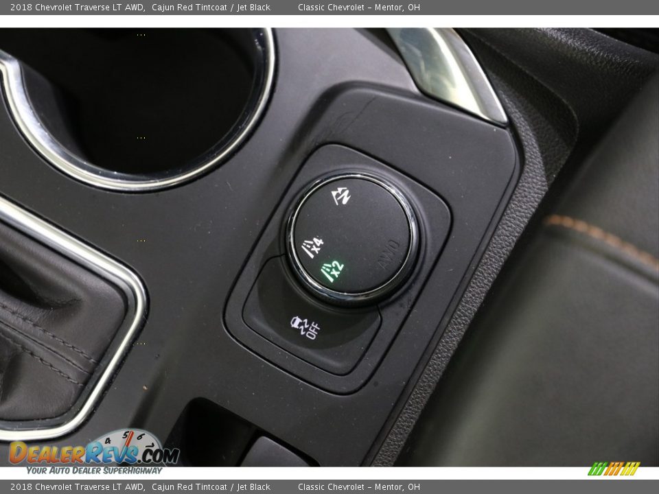 2018 Chevrolet Traverse LT AWD Cajun Red Tintcoat / Jet Black Photo #13