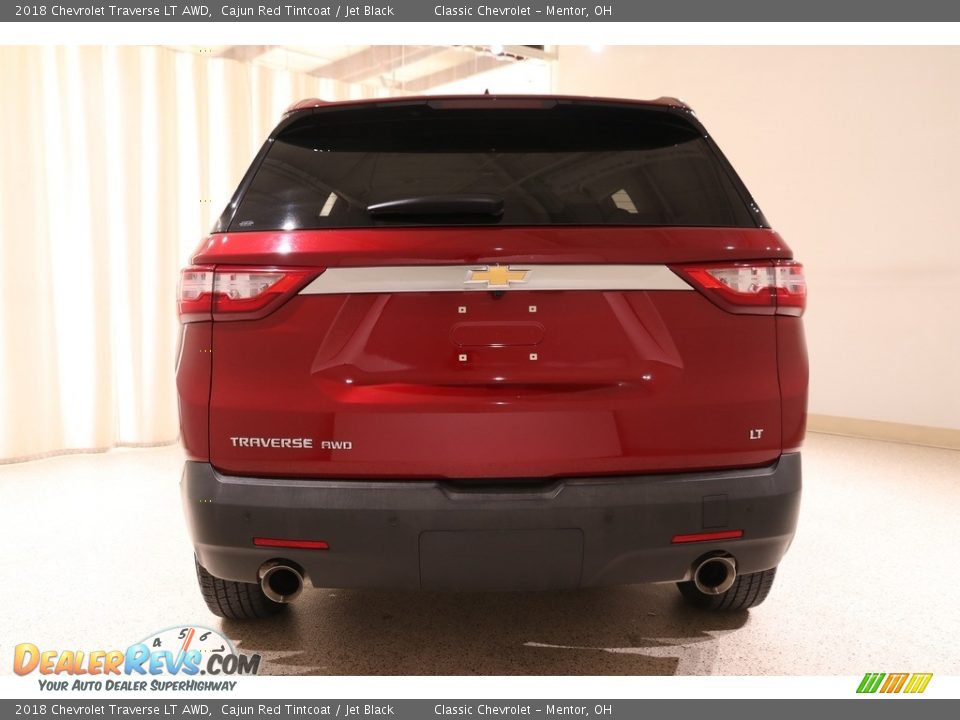 2018 Chevrolet Traverse LT AWD Cajun Red Tintcoat / Jet Black Photo #18