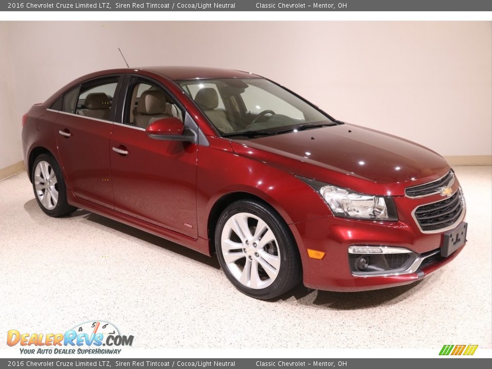 2016 Chevrolet Cruze Limited LTZ Siren Red Tintcoat / Cocoa/Light Neutral Photo #1